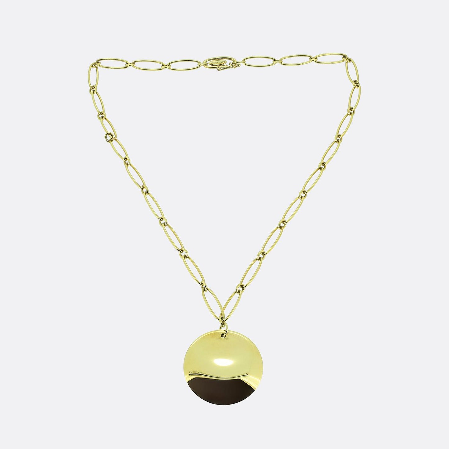 Tiffany & Co. Elsa Peretti Round Pendant Necklace