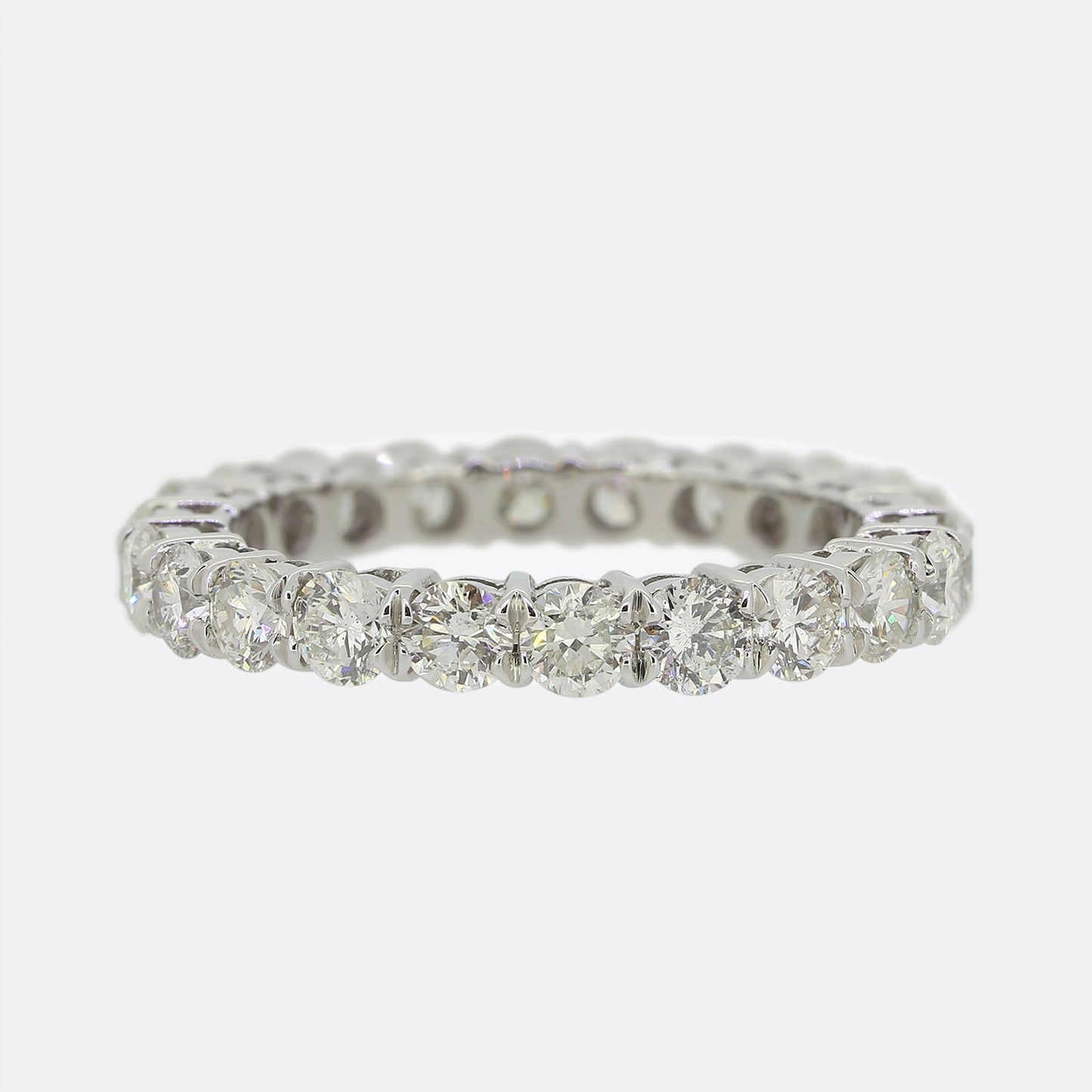 1.76 Carat Diamond Full Eternity Ring Size I 1/2