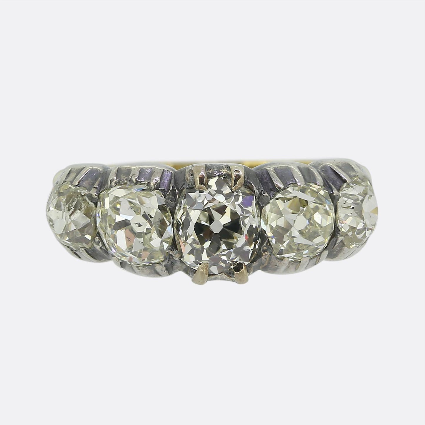 Georgian Diamond Five Stone Ring