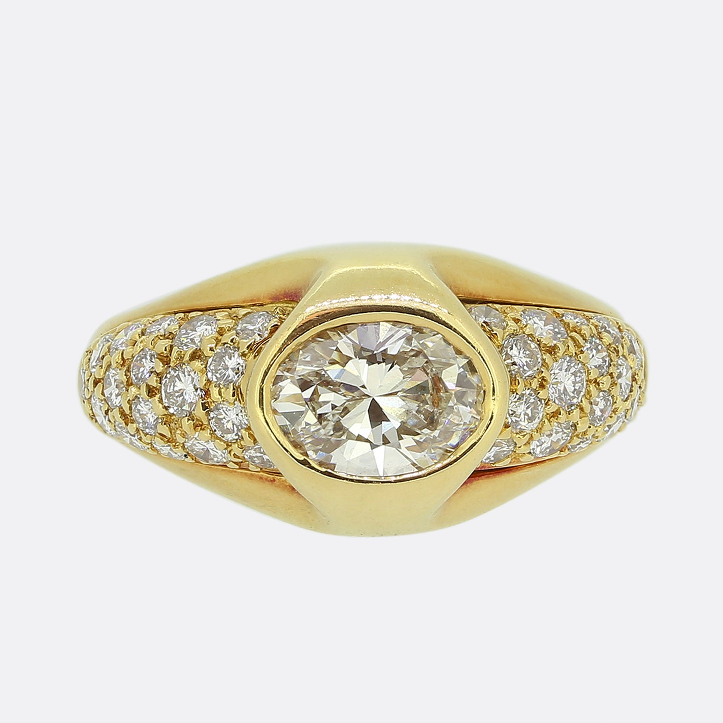 Bvlgari 1.01 Carat Diamond Ring