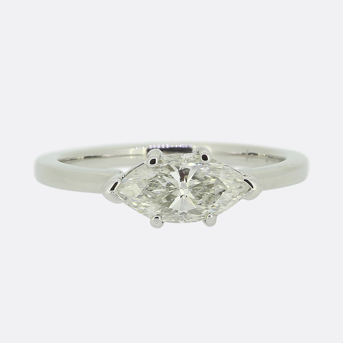0.75 Carat Marquise Cut Diamond Engagement Ring