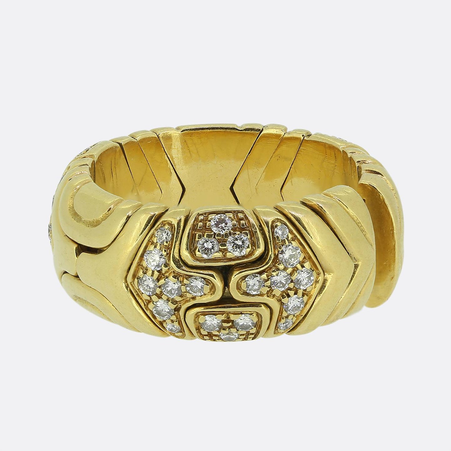 Bvlgari Alveare Diamond Ring Size K (50)