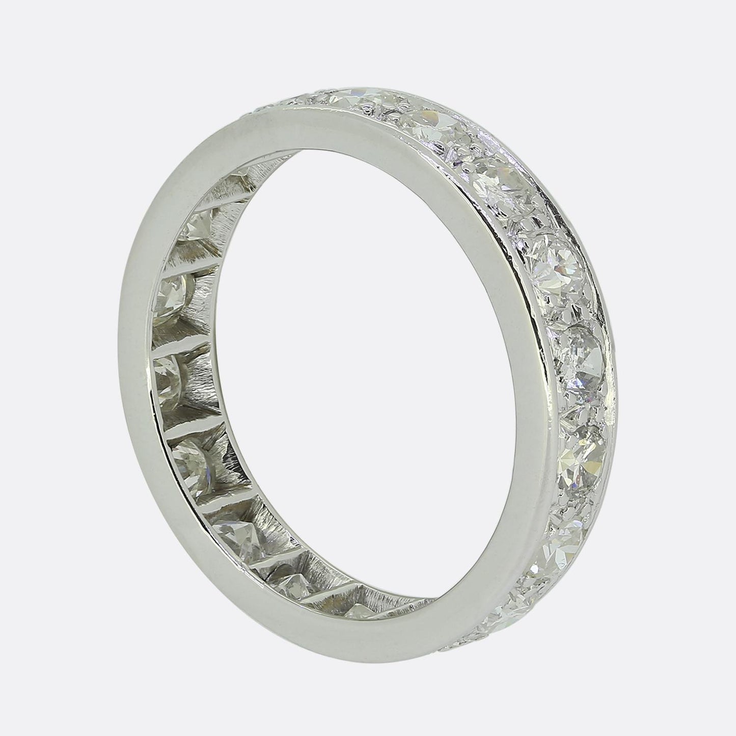 Antique Diamond Full-Eternity Ring Size O (55)