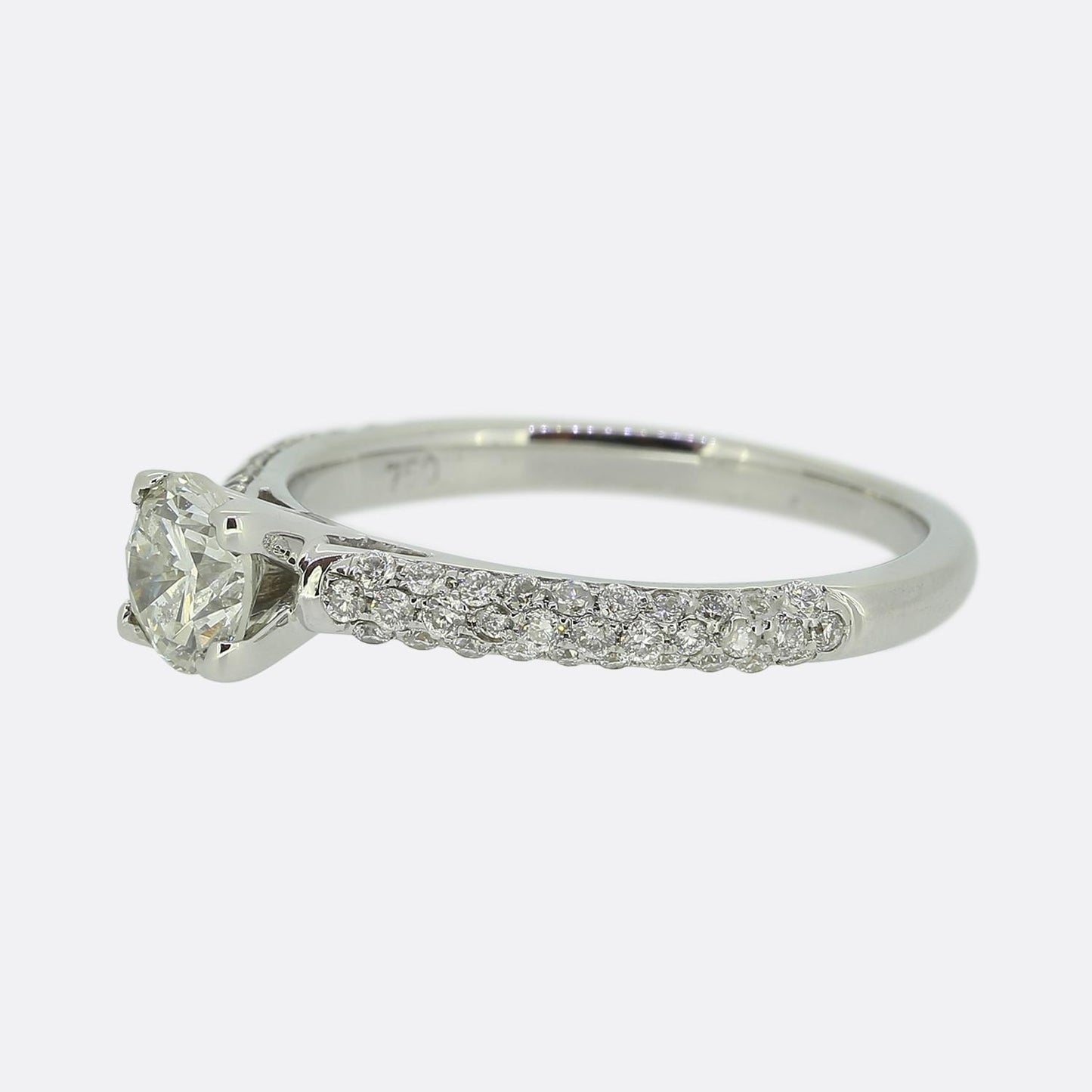 0.55 Carat Diamond Solitaire Engagement Ring
