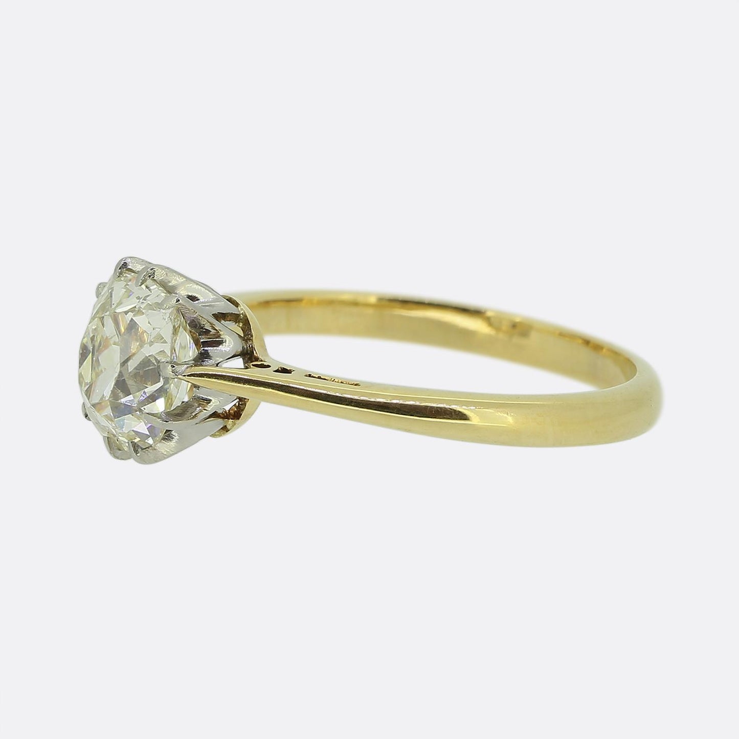 Antique 1.25 Carat Diamond Solitaire Ring