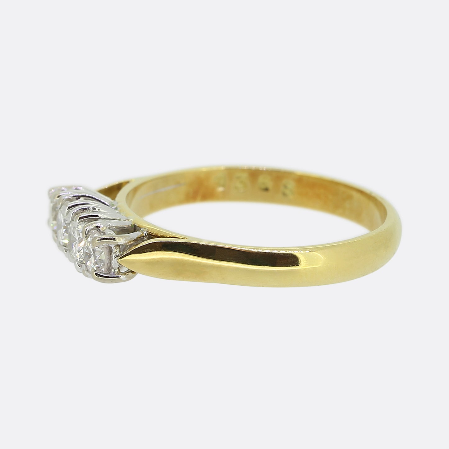 0.48 Carat Four-Stone Diamond Ring