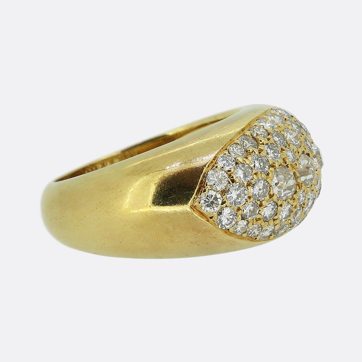 Vintage Pavé Diamond Set Ring
