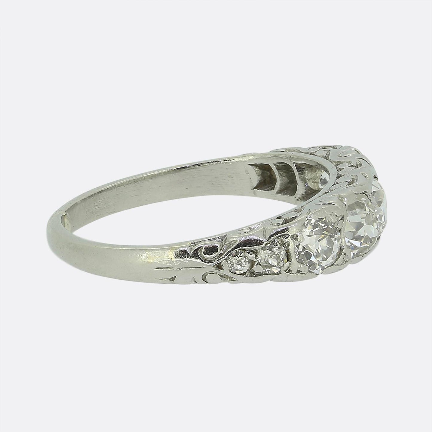 Victorian Five-Stone Diamond Ring