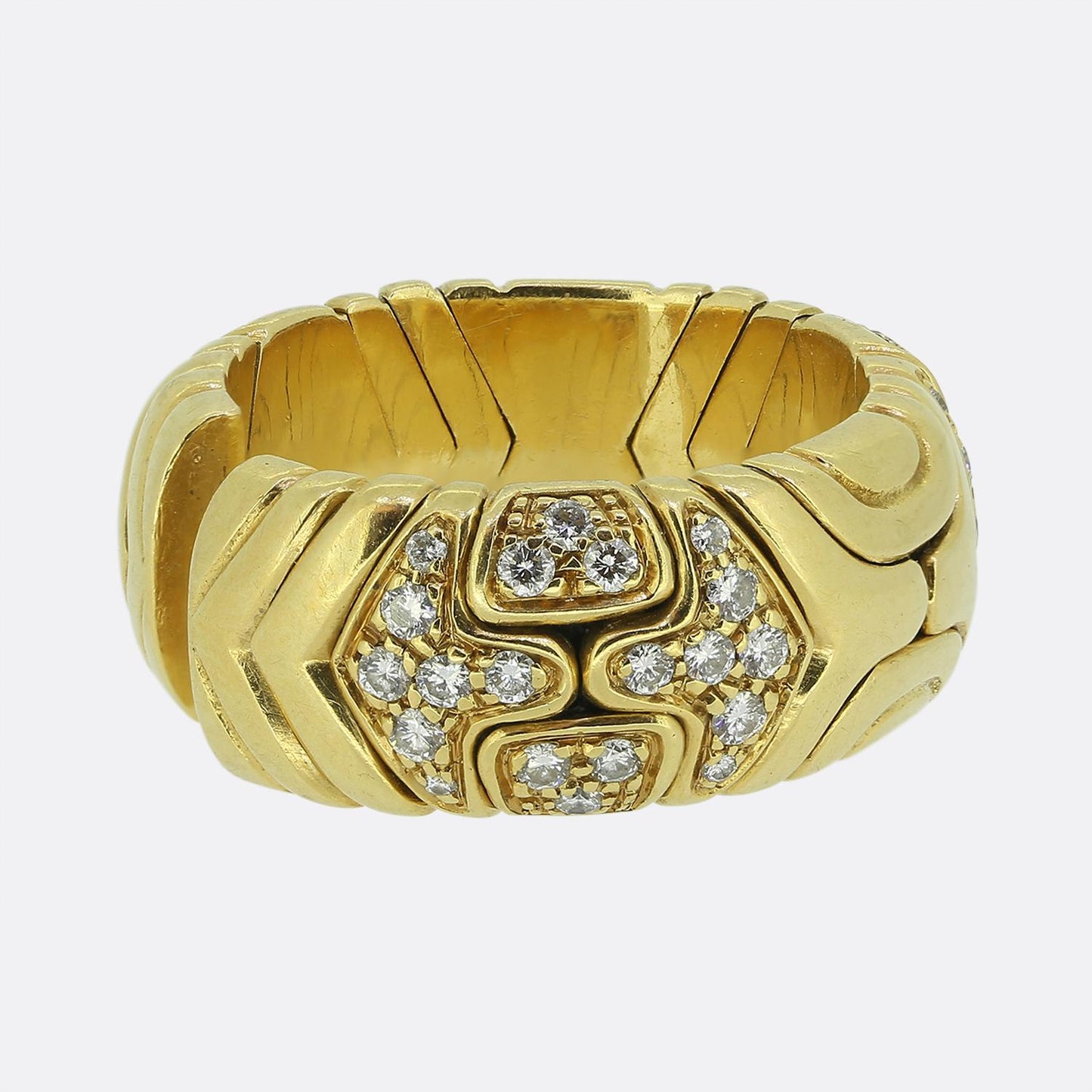 Bvlgari Alveare Diamond Ring Size K (50)