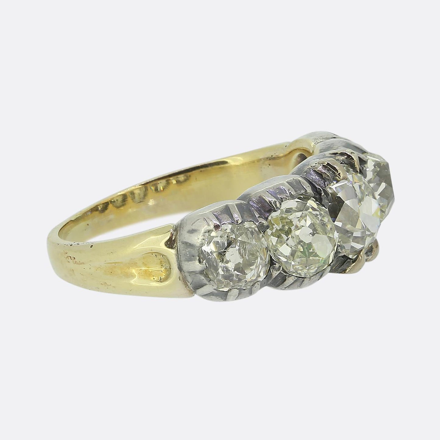 Georgian Diamond Five Stone Ring