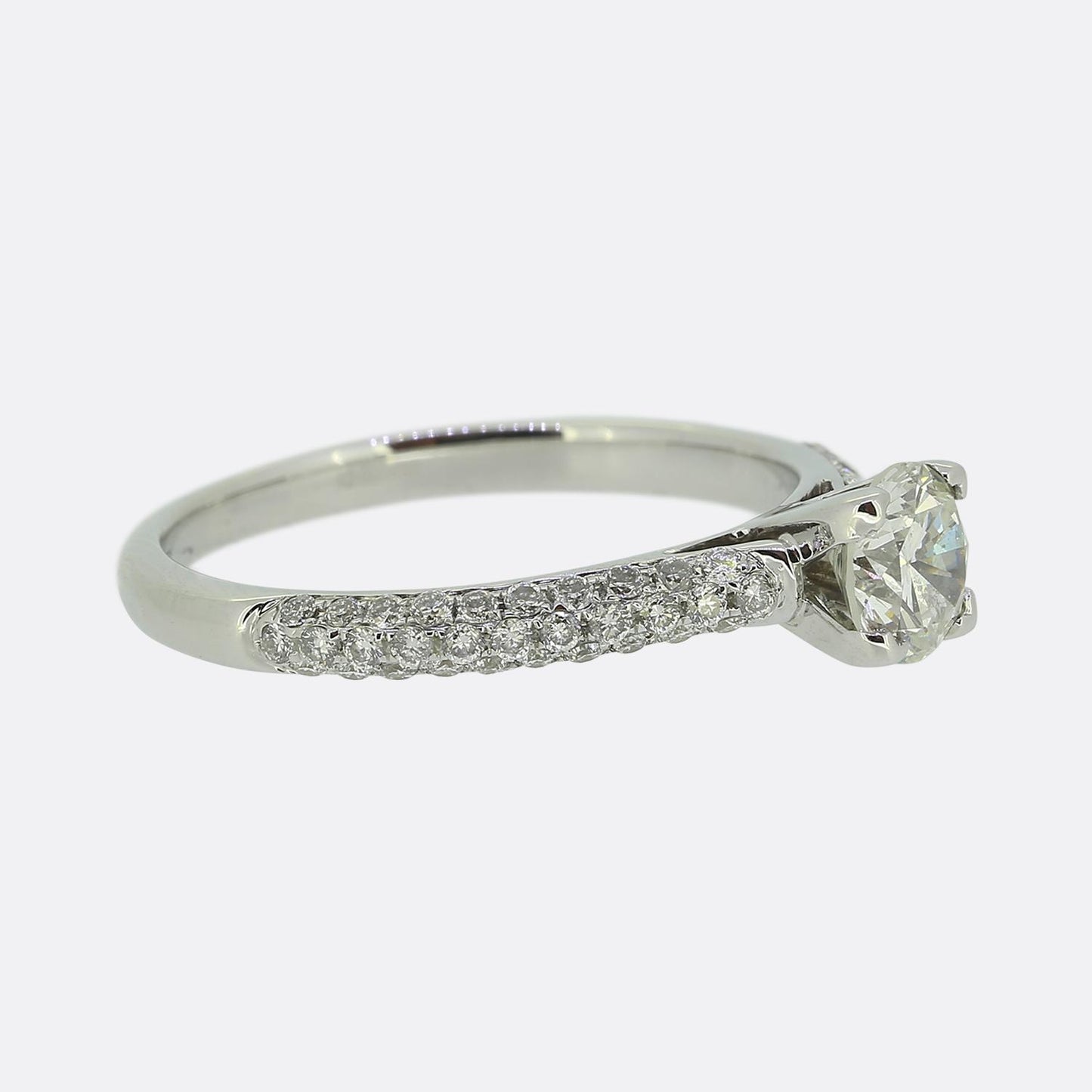 0.55 Carat Diamond Solitaire Engagement Ring