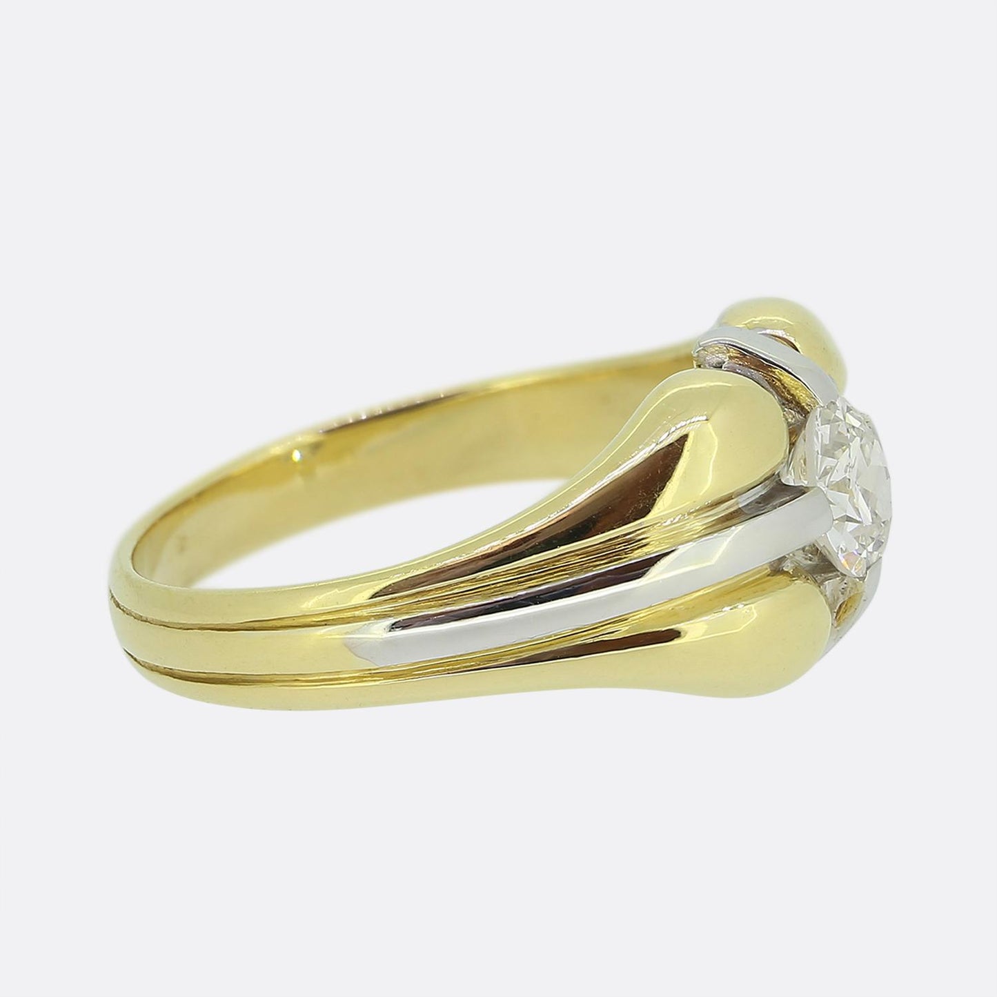 Vintage 0.45 Carat Diamond Ring