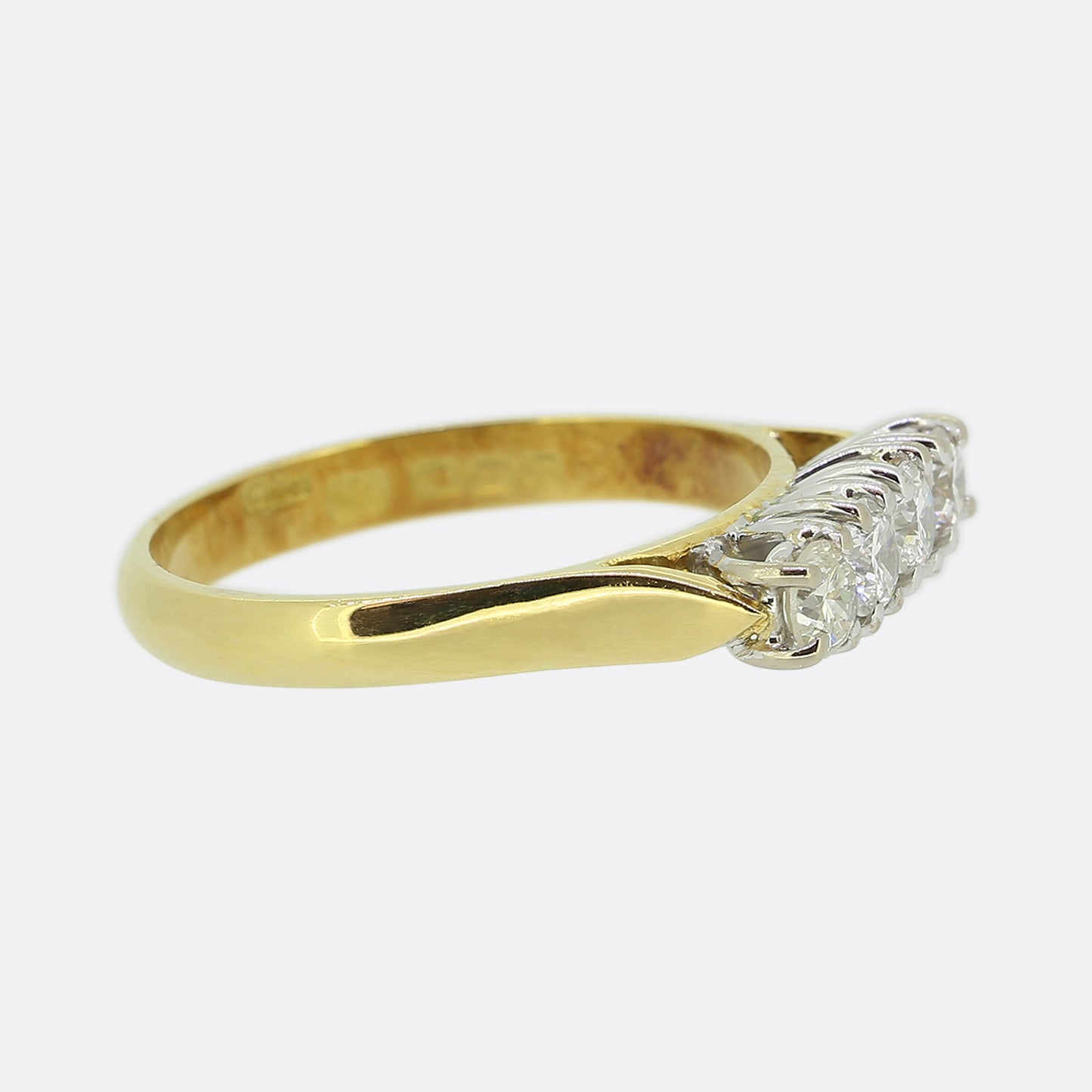 0.48 Carat Four-Stone Diamond Ring