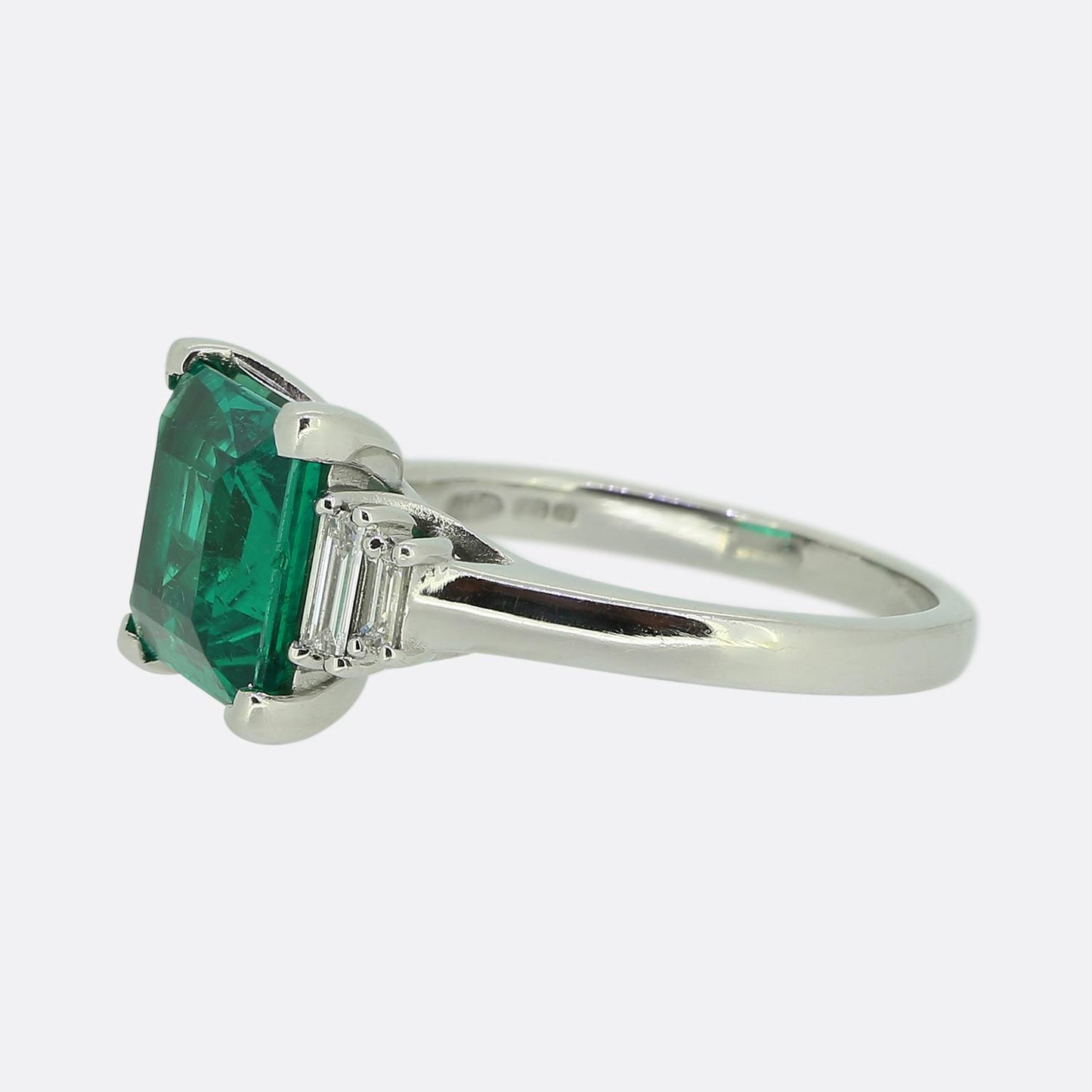 Vintage 2.00 Carat Emerald and Diamond Ring