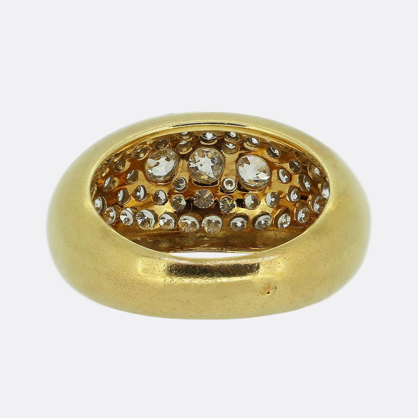 Vintage Pavé Diamond Set Ring