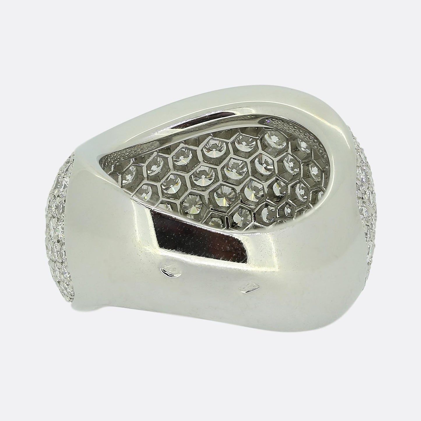 Cartier 5.00 Carat Diamond Wave Ring