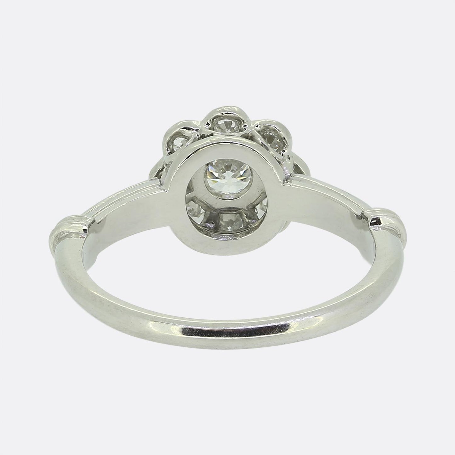 0.25 Carat Diamond Daisy Cluster Ring