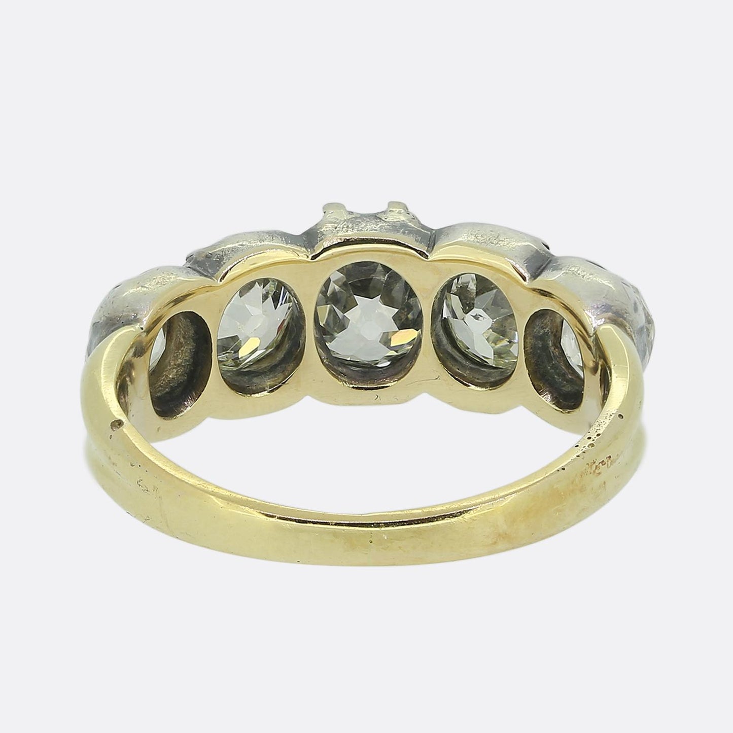Georgian Diamond Five Stone Ring