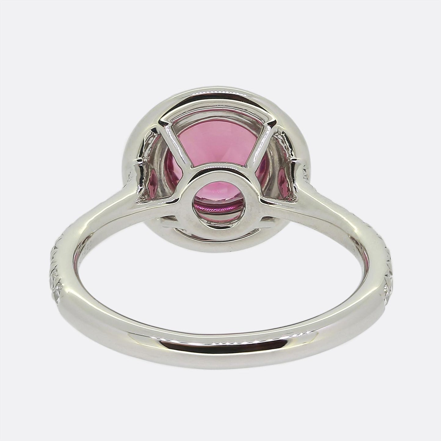 Tiffany & Co. Pink Tourmaline and Diamond Soleste Ring