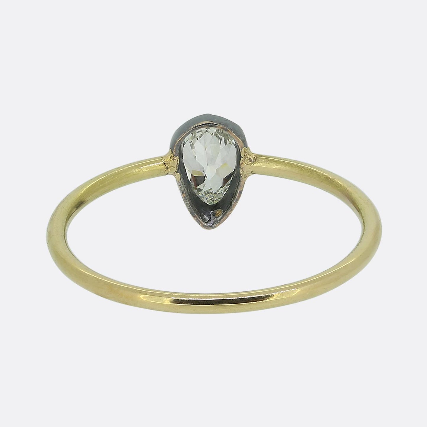 Antique 0.30 Carat Diamond Solitaire Ring