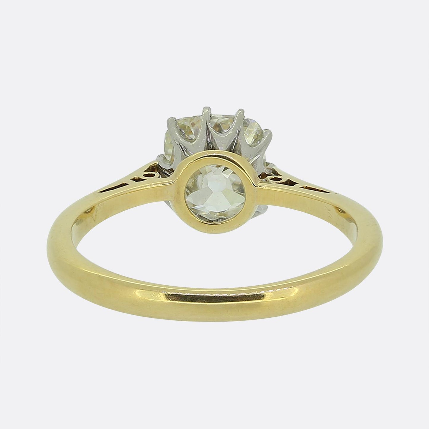 Antique 1.25 Carat Diamond Solitaire Ring