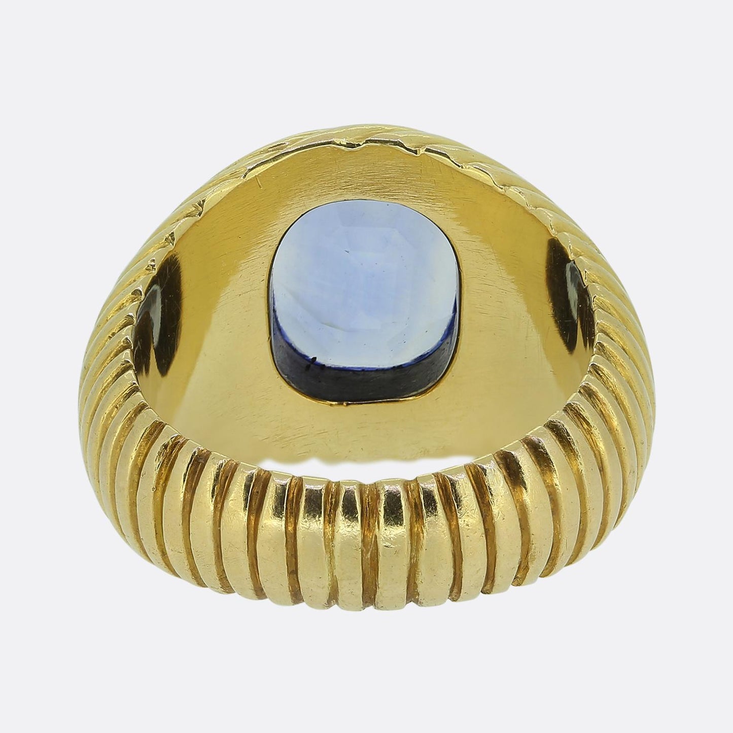 Vintage 1.90 Carat Sapphire Single-Stone Ring