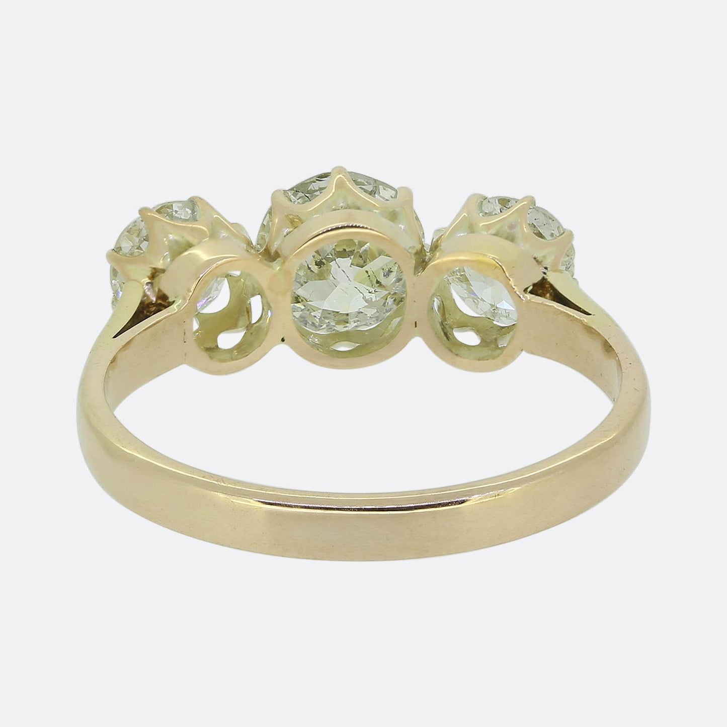 Antique Diamond Three-Stone Ring