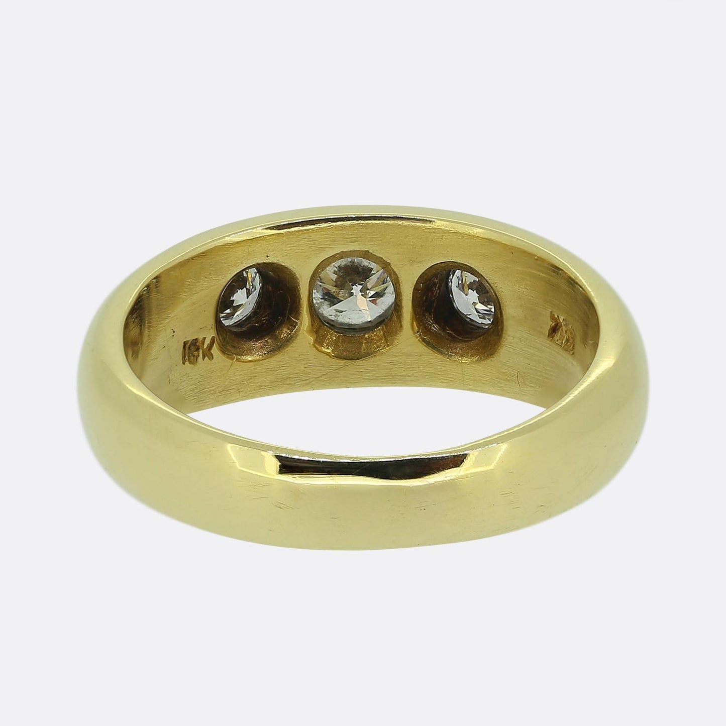 0.41 Carat Diamond Three-Stone Ring