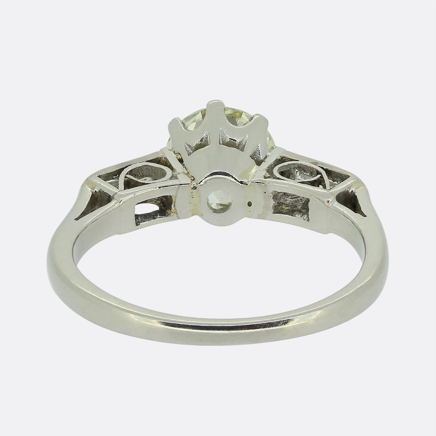 Art Deco 1.00 Carat Diamond Engagement Ring