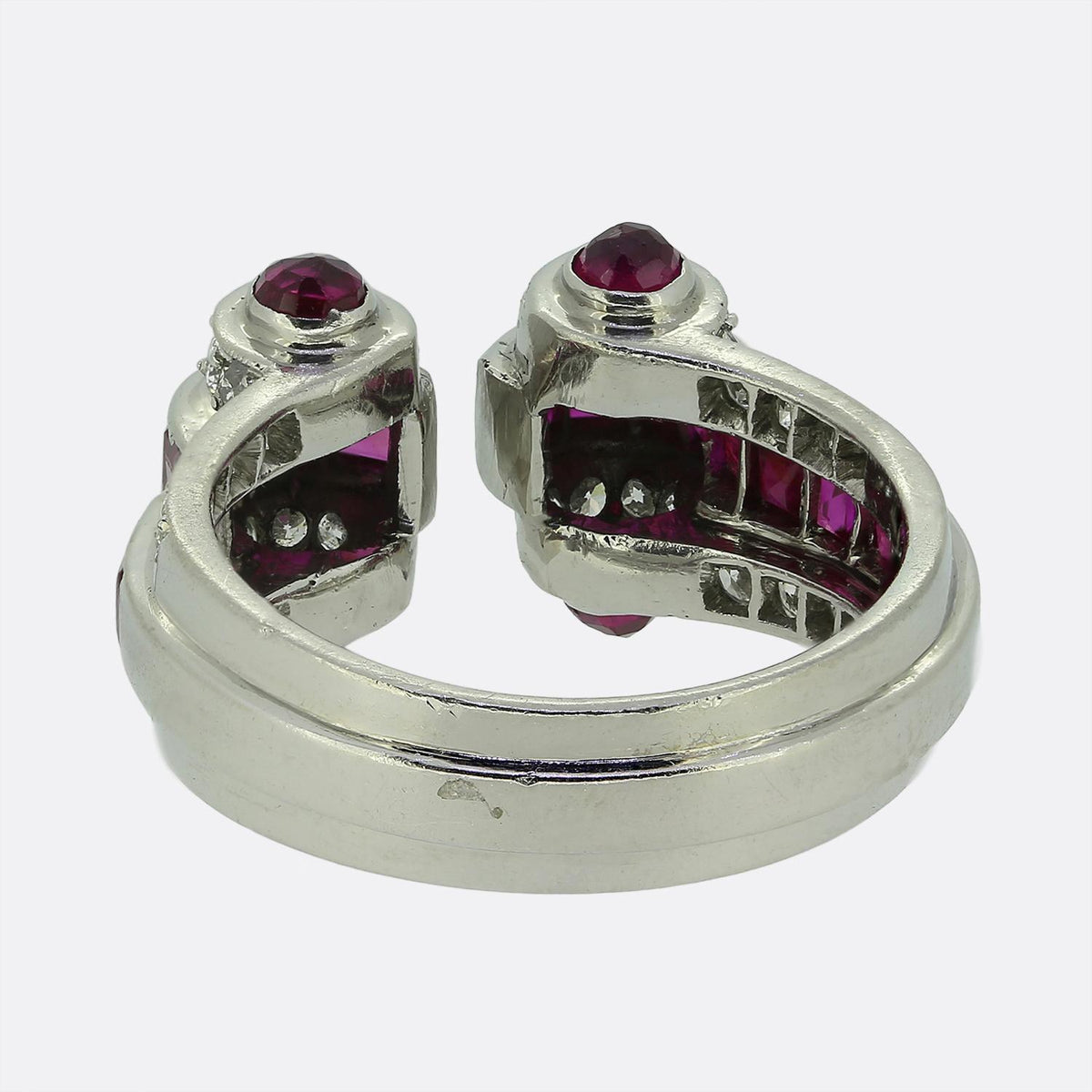 Art Deco Ruby and Diamond Ring