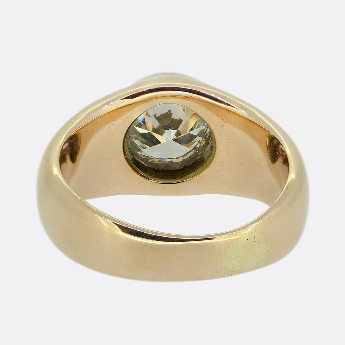 Antique 1.00 Carat Diamond Single-Stone Ring