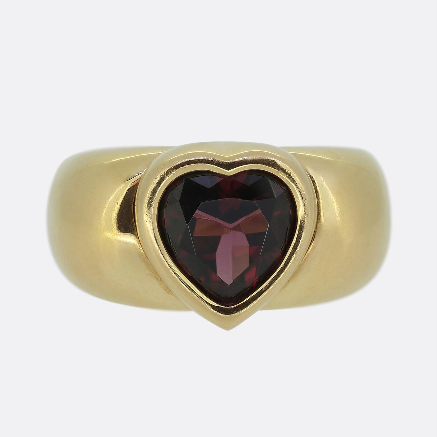 Piaget Garnet Heart Ring
