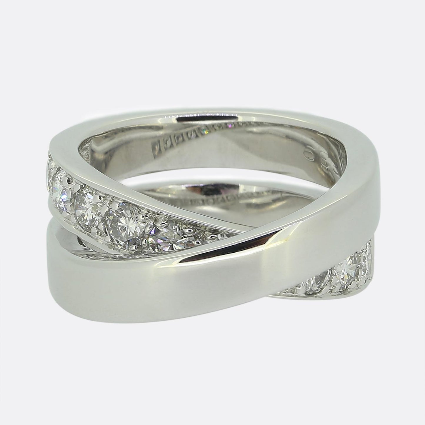 Cartier Paris Nouvelle Diamond Ring Size J (49)
