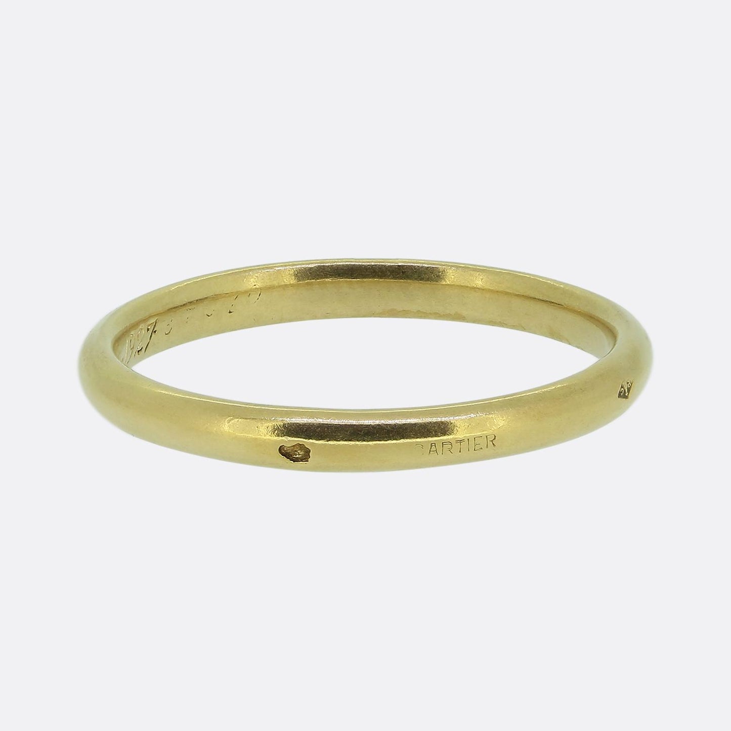 Cartier 2.4mm Wedding Band Size S (60)