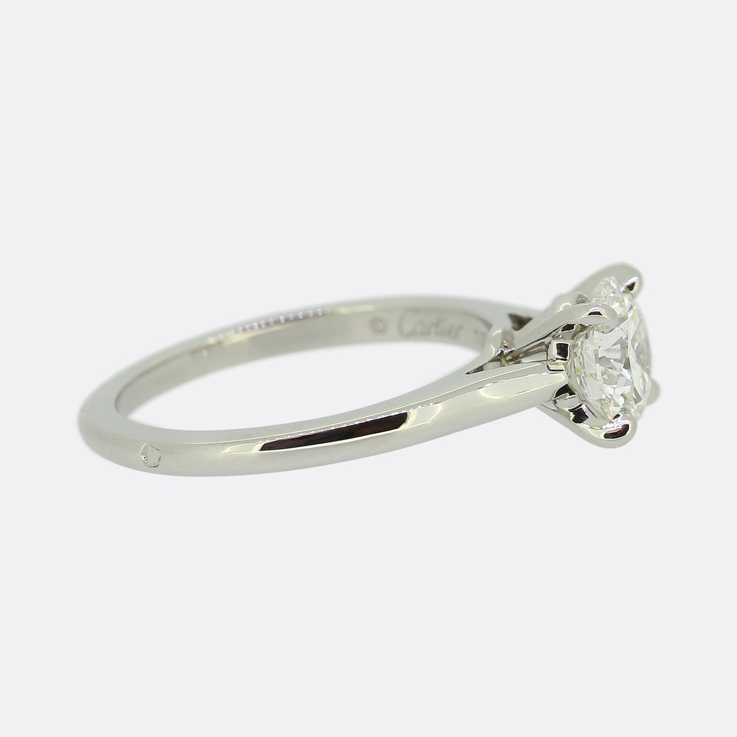 Cartier 1.03 Carat Diamond Solitaire Ring
