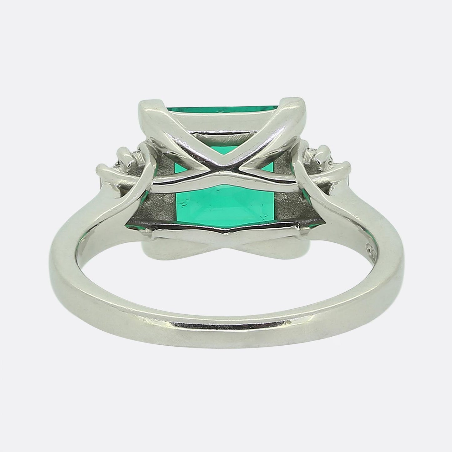 Vintage 2.00 Carat Emerald and Diamond Ring