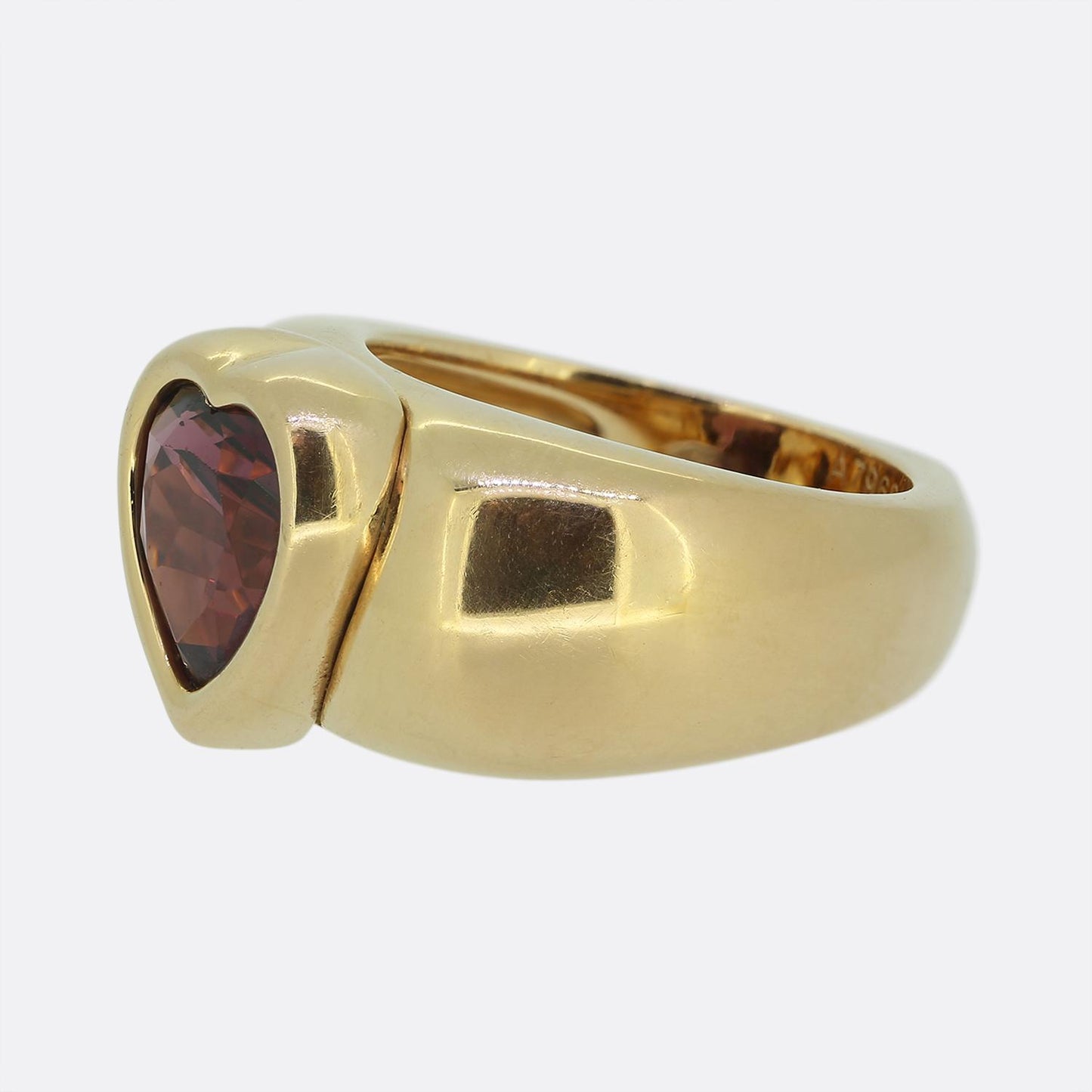 Piaget Garnet Heart Ring