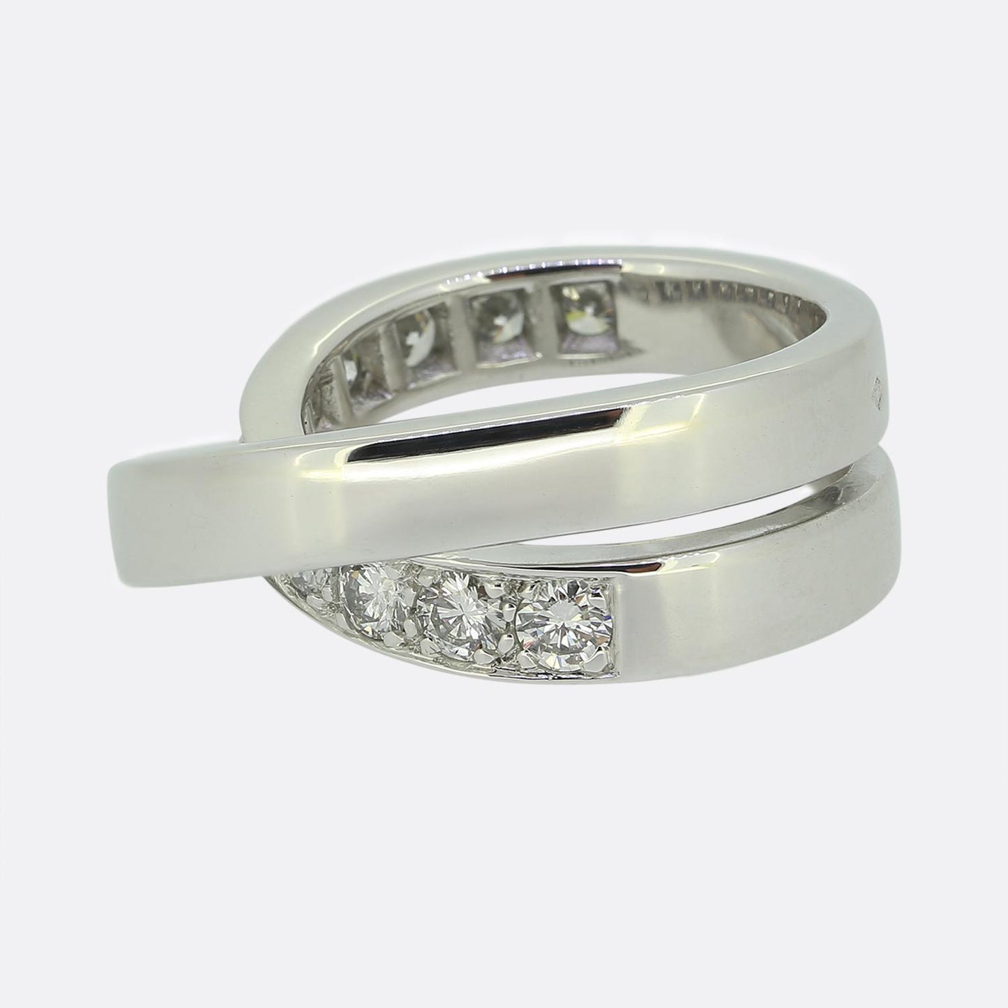 Cartier Paris Nouvelle Diamond Ring Size J (49)