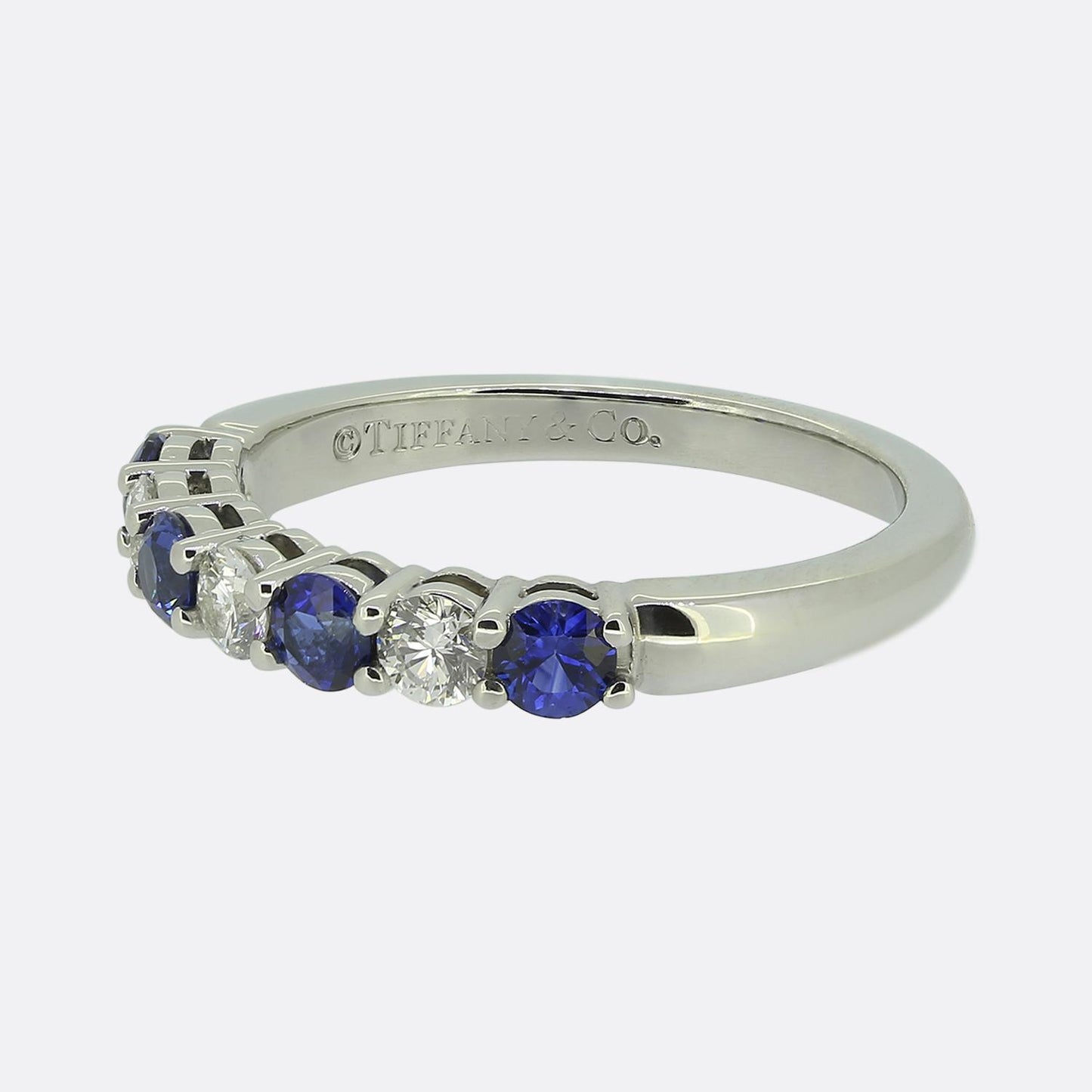 Tiffany & Co. Forever Sapphire and Diamond Ring