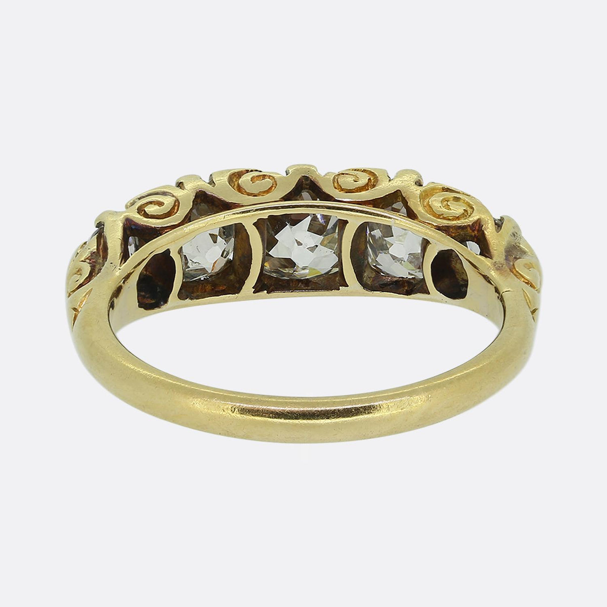 Victorian Five-Stone Diamond Ring