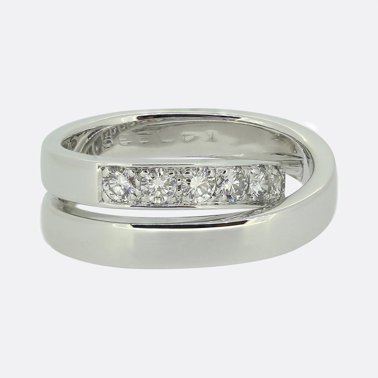 Cartier Paris Nouvelle Diamond Ring Size J (49)