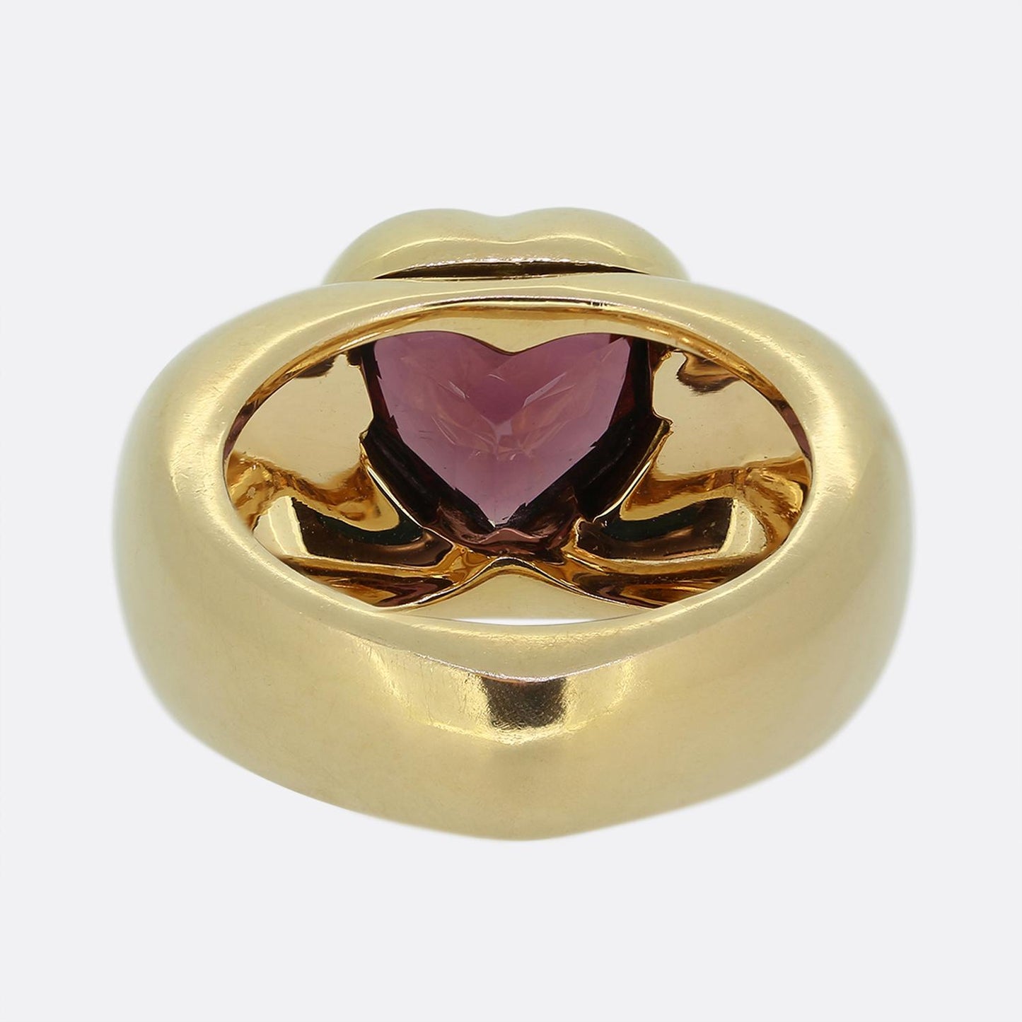 Piaget Garnet Heart Ring