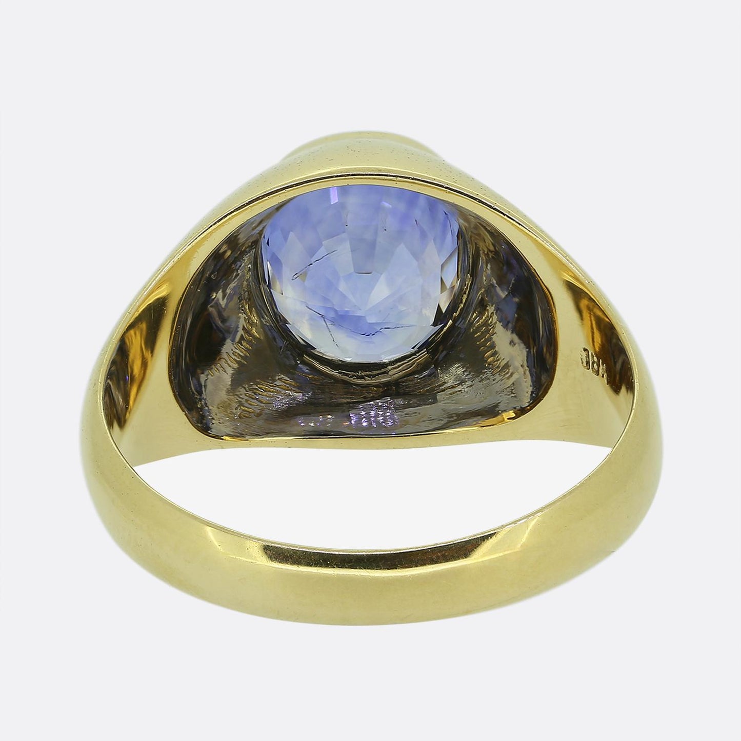 Vintage 4.65 Carat Sapphire Single-Stone Ring