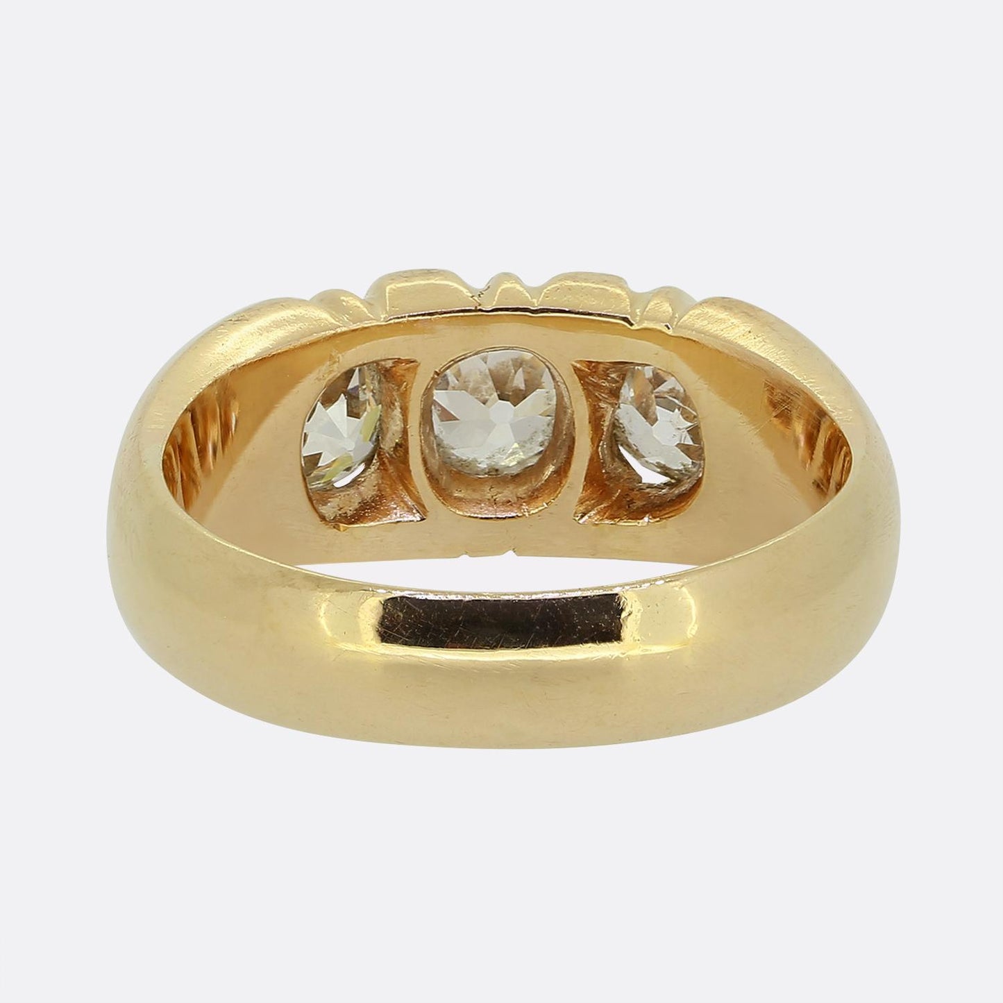 Antique Diamond Three-Stone Ring