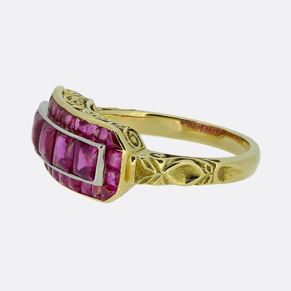Victorian Cabochon Ruby Ring