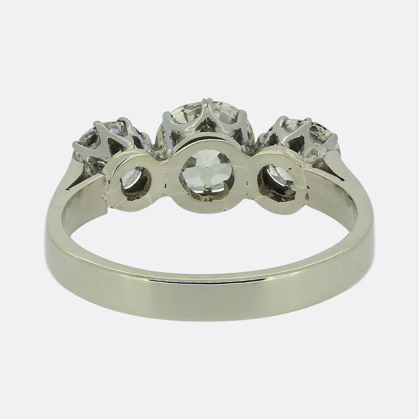 Antique Diamond Three-Stone Ring