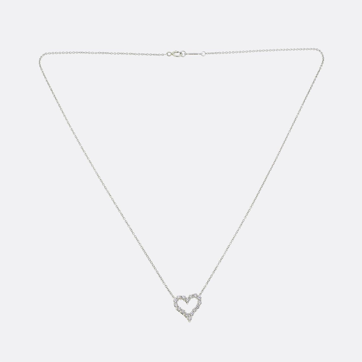 Tiffany & Co. Diamond Heart Necklace