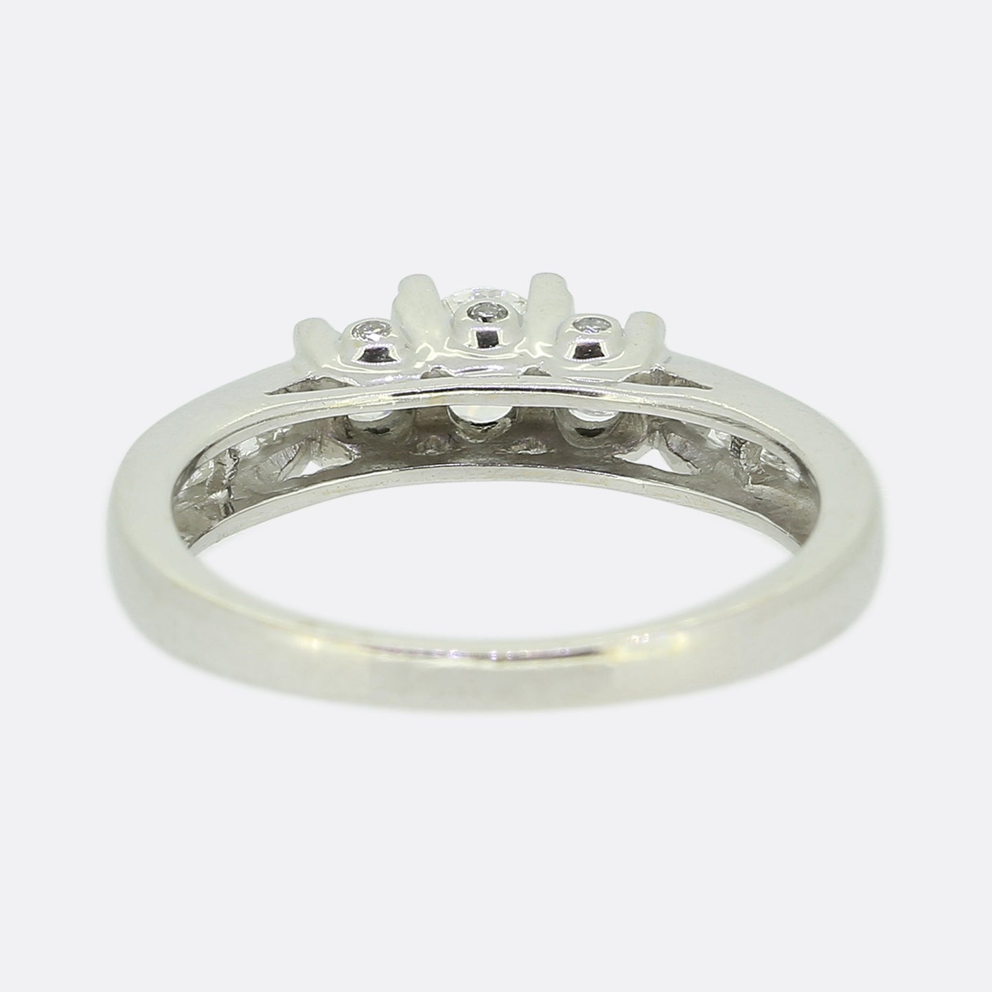 0.35 Carat Three-Stone Diamond Ring
