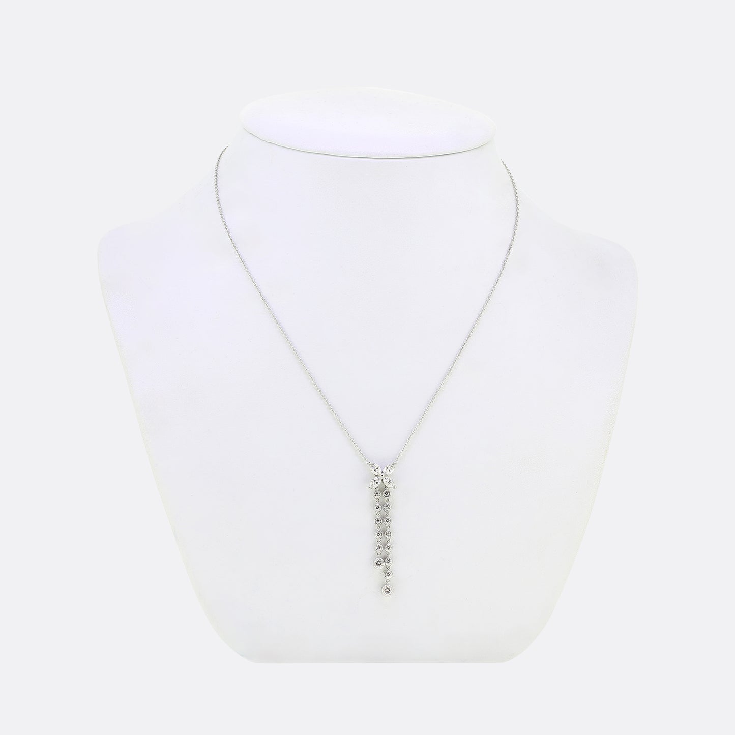 Tiffany & Co. Victoria Double-Drop Diamond Necklace