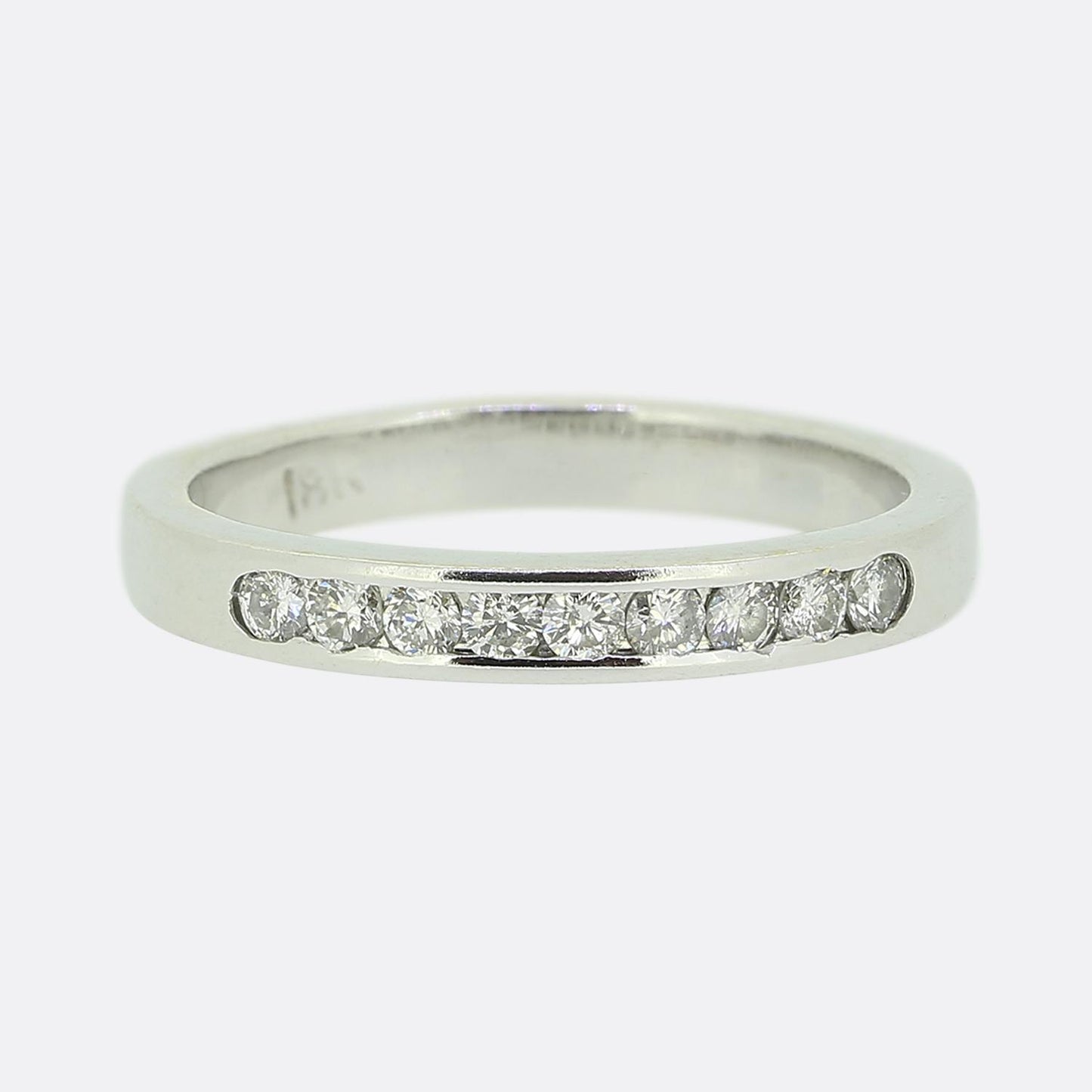 0.15 Carat Diamond Half Eternity Ring